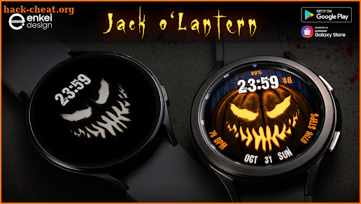 Jack o'Lantern - watch face screenshot