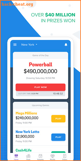Jackpocket Lottery App screenshot