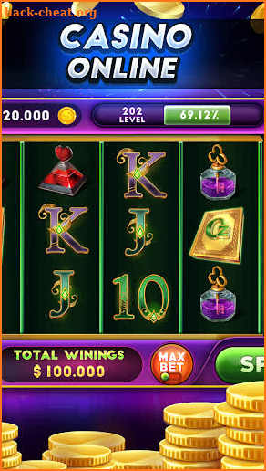 Jackpot City Casino practice screenshot