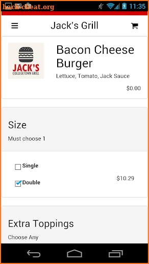 Jack's Grill screenshot
