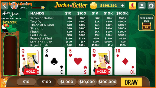Jacks or Better – Free Online  screenshot
