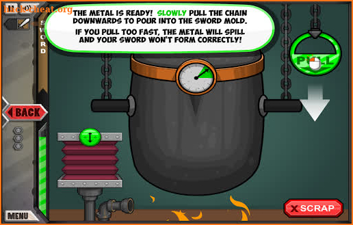 Jacksmith on cool math: Blacksmith Fun Craft Game screenshot