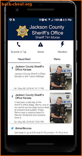 Jackson Co Sheriff's Office KS screenshot