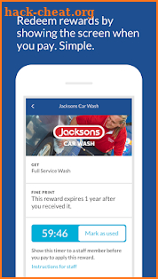 Jacksons Car Wash Rewards screenshot