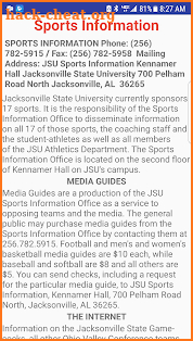 Jacksonville State University Athletics screenshot