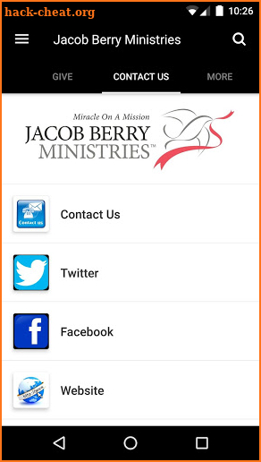 Jacob Berry Ministries screenshot