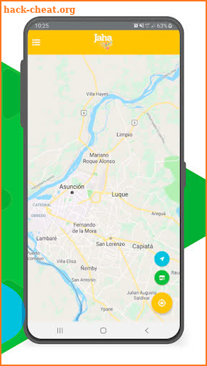 JAHA GPS screenshot