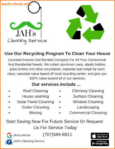 JAH's Cleaning Service screenshot