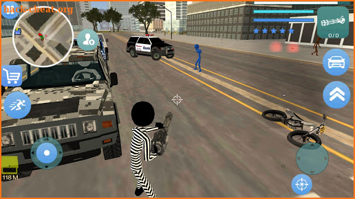Jailbreak Stickman Rope Hero Crime screenshot