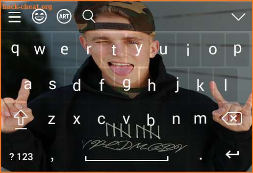 Jake Paul Keyboard Theme 4K screenshot