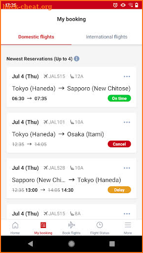 JAL screenshot