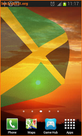 Jamaica Flag Live Wallpaper screenshot