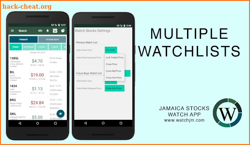 Jamaica Stocks Watch App  |  WatchJM.com @WatchJMS screenshot