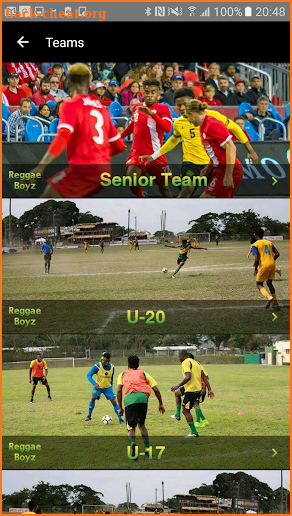 Jamaican Football Federation screenshot