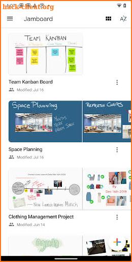 Jamboard screenshot