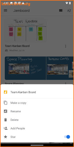 Jamboard screenshot