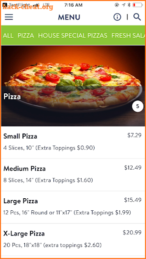 J&L Pizza screenshot