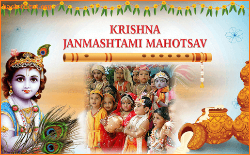 Janmashtami Photo Frame - Krishna Photo Editor screenshot