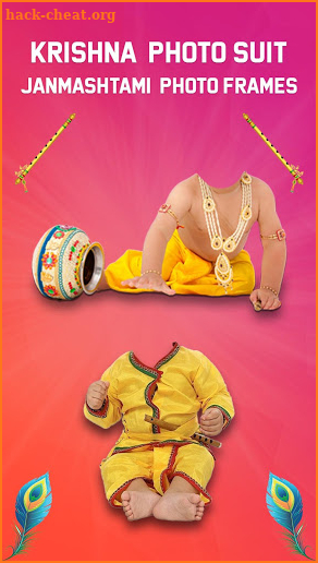 Janmashtami Stickers : Krishna Photo Suit Editor screenshot