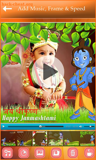 Janmashtami video Maker screenshot