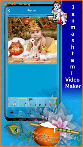 Janmashtami video Maker : Krishna Status 2020 screenshot