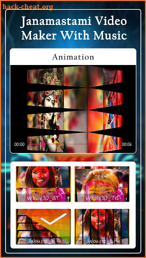 Janmashtami Video Maker With Music - Krishna Statu screenshot