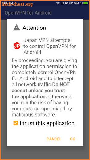 Japan VPN - Plugin for OpenVPN screenshot