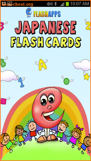 Japanese flash cards for kids screenshot