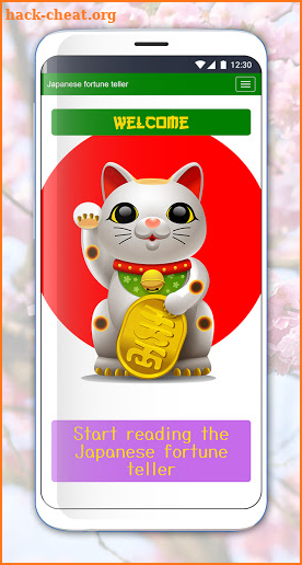 Japanese fortune teller screenshot