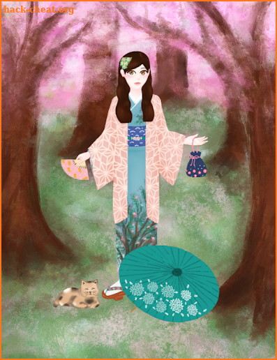 Japanese Traditional Fashion - Makeup & Dress up screenshot