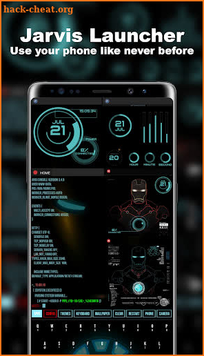 Jarvis Launcher - Aris Theme screenshot