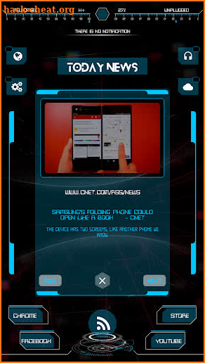 Jarvis UI V.2 klwp theme screenshot