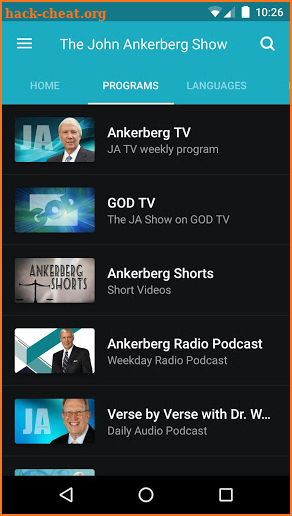 JAshow - John Ankerberg Show screenshot