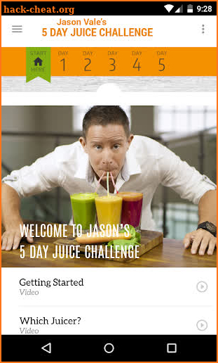 Jason’s 5-Day Juice Challenge screenshot