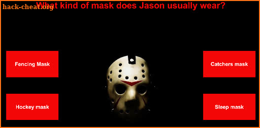 Jason's Friday the 13th Trivia screenshot