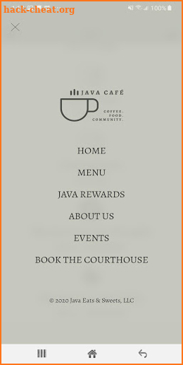 Java Café screenshot