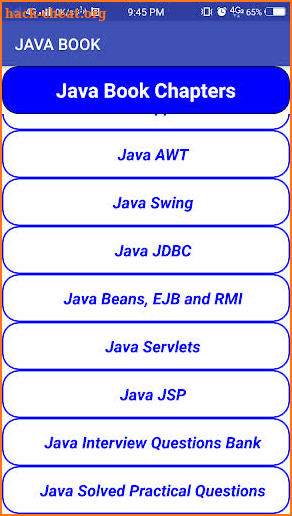 Java Programming Book (for Core and Advance Java) screenshot