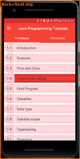 Java Programming Tutorials screenshot