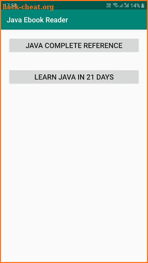 JavaEbookReader screenshot