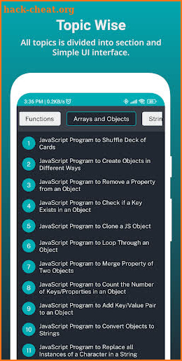 Javascript Programs screenshot