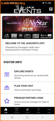 JaxEvents screenshot