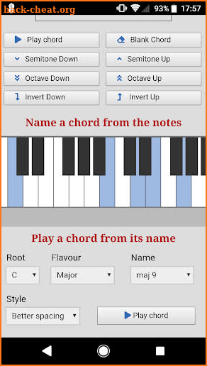 Jazz Piano Chords screenshot