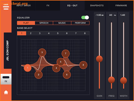 JBL Compact Connect screenshot