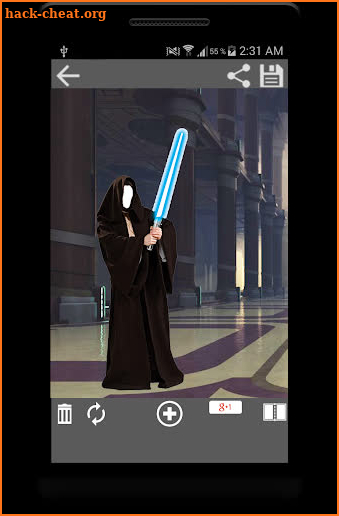 Jedi Editor Lightsaber Photo Maker screenshot