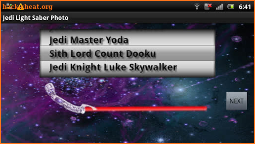 Jedi Light Saber Photo screenshot