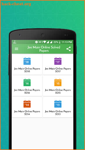 Jee Main Online Exam Solved Papers screenshot