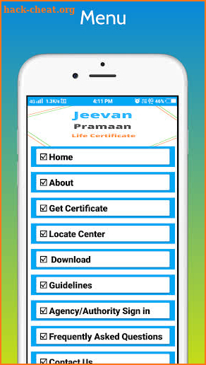 JeevanPramaan Life Certificate Online Registration screenshot