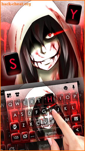 Jeff The Killer Keyboard Theme screenshot
