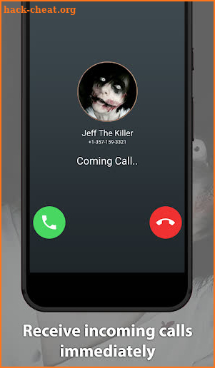 Jeff The Killer Video Call screenshot