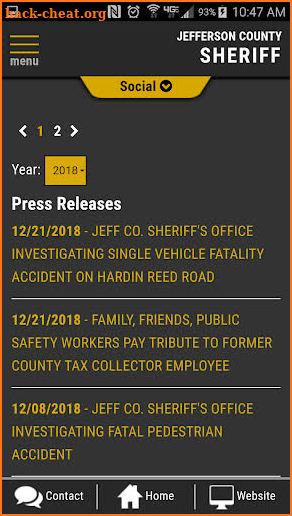 Jefferson County AR Sheriffs Office screenshot